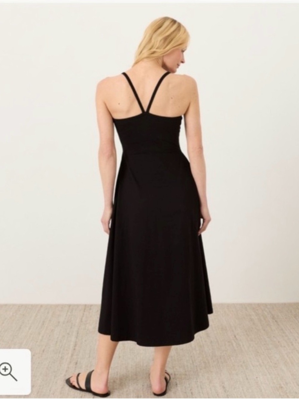 BUNDLE Pact Organic Navy + Black Fit and Flare Dresses